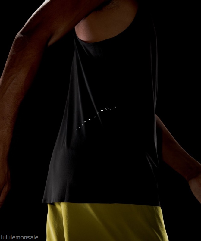 Lululemon Deutschland DELULU971 | Schwarzes Schnelles Und Kostenloses Singlet